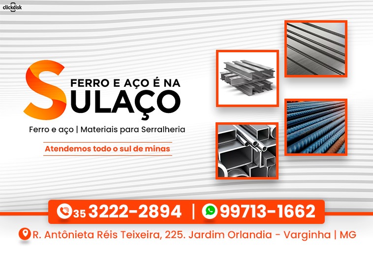 Banner SULAÇO FERRO E AÇO